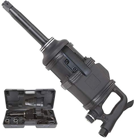 LLAVE de IMPACTO 1 Pulgada Neumática 3260 NM para Camiones Autobús Tractor - Con MALETÍN y VASOS