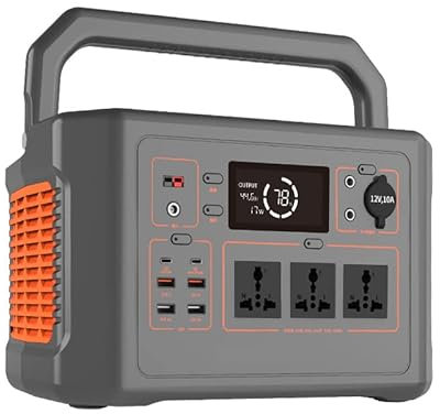 Portable Power Station 1200W(Peak 2000W), 1065Wh Capacity with 3 x 1200W AC Outlets, Solar Generator for Home Backup, Emergency, Outdoor Camping