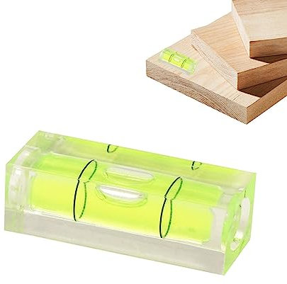 pologmase Niveau à bulle horizontal - Niveau à bulle pour meubles, camping et camping-car - Transparent