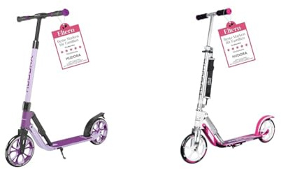 HUDORA BigWheel® 205 Advanced Scooter & BigWheel 205 Pure Scooter, Monopattino per Bambini e adulti, Scooter a partire dai 6 anni, City Roller fino a 100 kg, Pieghevole e regolabile in Altezza