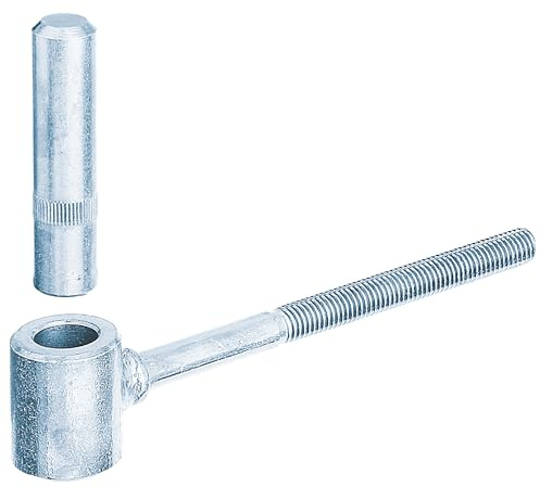 Alberts 864484 Gond à visser | électro-galvanisé bleu | dimension de la broche Ø16 mm | longueur 125 mm | kit de 10