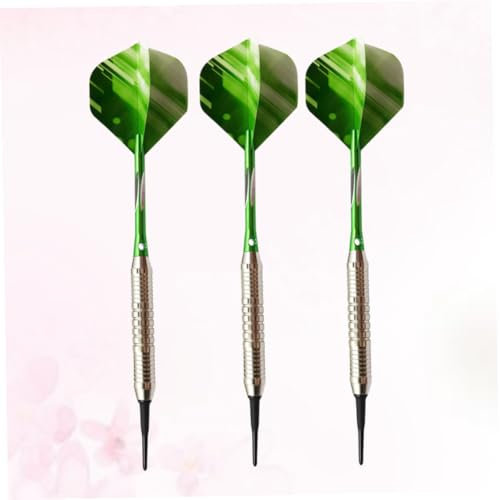 KOMBIUDA Profi Pin-Type Darts Grün Langlebige Elektronische Dartscheiben Pfeile Mit Gutem Griff Präzise Balance Für Anfänger Und Freizeitspieler Tragbar Und Anwenderfreundlich