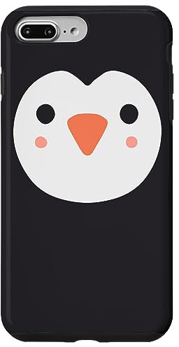Hülle für iPhone 7 Plus/8 Plus Pinguin-Gesicht Arctic Cute Funny North Pole Baby Winter Vogel