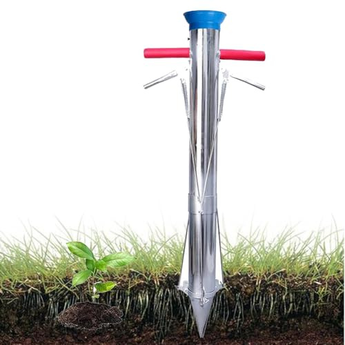CYTBEK Planteur De Semis, Outils De Plantation en Quelques Secondes, Transplanteur De Semis De Légumes Multifonctionnel, Outils De Plantation en Quelques Secondes, pour Jardin, Cour, Serre