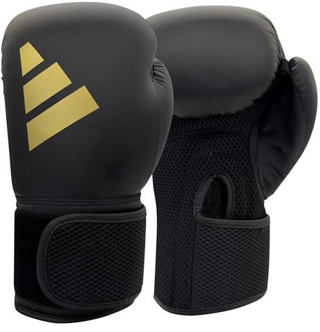 Gants de Boxe Hybrid 10 (Couleur : Noir/Or - Taille : 10oz)