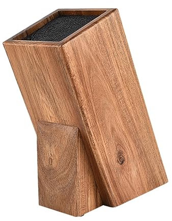 Porta Cuchillos de Madera de Acacia Núcleo Pp para Cocina