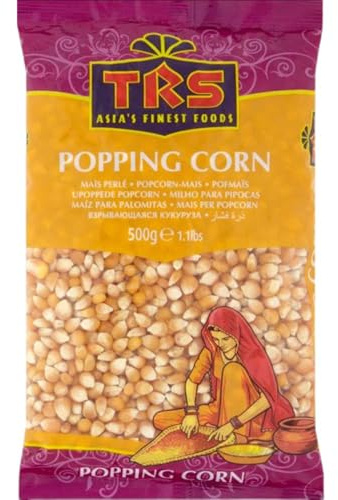 TRS Popcorn Mais 2 kg – Hochwertige Maiskörner für frisches Popcorn – Ideal für Kino-Abende, Snacks, Glutenfrei & Eiweißreich