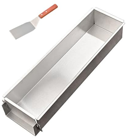 Limtula Herramienta Cocina Profesional Sartenes para Tiramisú Acero Inoxidable Molde para Tartas Y Mousses Metal con Espátula Sartenes para Pan con Base Extraíble
