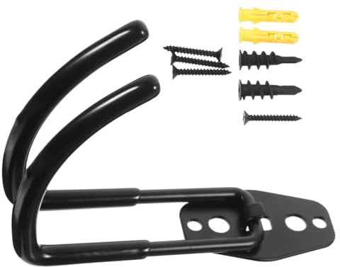 Holibanna Multifunktionale Werkzeughaken aus Metall Wandorganizer Aufbewahrungshaken Stabile Werkstatt und Garagenbefestigung für Leiter Besen und Gartengeräte