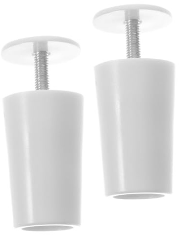 Mobestech Curtain Stoppers and Roller Shutters Buffer Plastic Replacement Parts, White, 2 Pieces, Window Blind Accessories for Home Use, Compatible Roman and Bamboo Blinds