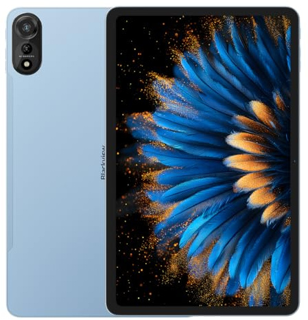 Blackview Mega 2 Tablet Android 15, 12'' 2K FHD+, 36GB+256GB(Exterior 2TB), Batería 9000mAh, Dual SIM 4G +WiFi, Editor de Fotos IA 16MP+8MP, Altavoces Dual Box, Lápiz óptico Gratis, GPS WPS Azul