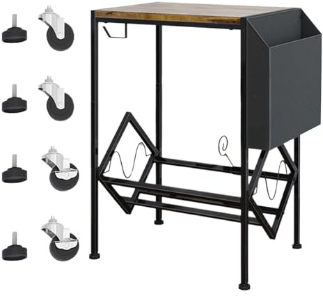 Soporte Para Discos De Vinilo Mesa Estante de Doble Nivel para Álbumes