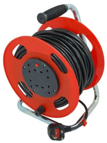 Cable Reel Extension 25m 4 Outlets 13 Amp 240 Volt