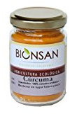 Bionsan Cúrcuma en Polvo Ecológica - 4 tarros de 75 gr - Total: 300 gr