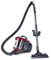 Fakir Trend BL 141 Staubsauger beutellos 700 W, Staubsauger ohne Beutel einstellbare Leistungsfunktion, Zyklonen-Saugsystem mit EPA-Filter, Edelstahl Teleskoprohr & 8m Aktionsradius, Anthrazit/Rot