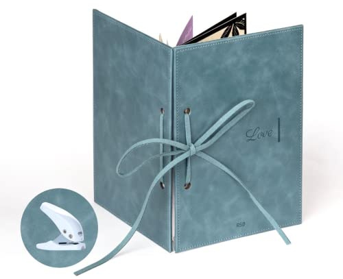 SIMPLY RSB Greeting Card Organizer Kit, Premium Vegan Leather, Transform Your Greeting Cards into a Forever Greeting Card Binder/Book/ Holder and Greeting Card Keeper