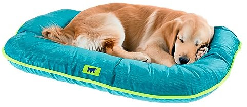 Ferplast Hundekissen Hundesofa Hundebette für Große Hunde Hundekorb Abnehmbarer Bezug Orthopädisches Hundebett Hundematratze Waschbar Hundematte Wasserdicht 110 x 70 x h 8 cm. Grau
