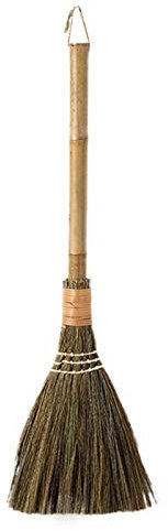 Traditional Broom - Handmade Straw Horsetail Broom, Household Dust Cleaning Duster, Environmentally Friendly Dusting Brush Cleaning Tools