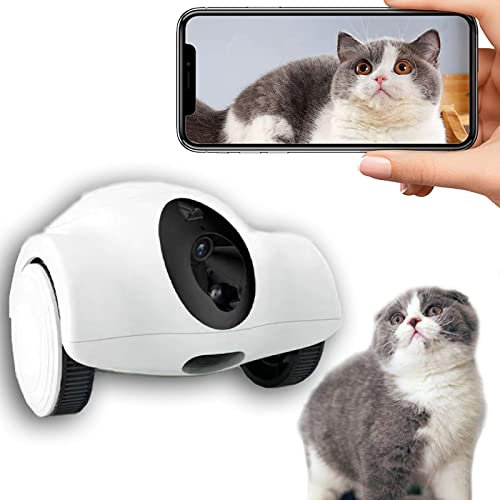 NOWLIN Huisdierbewakingssysteem Kat Hond Mobiele Bewaking Robot Heldere Beeldkwaliteit Geschikt Voor Het Voeren Van Huisdieren