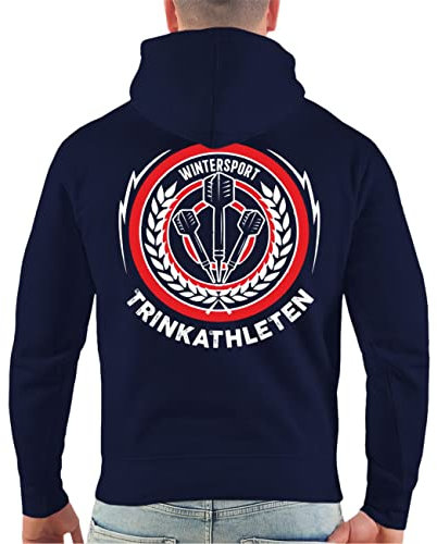 Spaß Kostet Herren Kapuzenpullover Hoodie Darts Wintersport Trinkathleten Größe S - 5XL