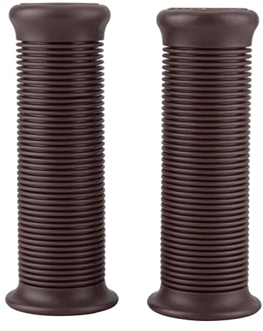 Impugnatura Per Manubrio, Impugnatura Per Manubrio in TPU Vintage Universale Per Moto Da 1 Pollice 25 Mm Impugnature in TPU Antiscivolo Per Bici Da Moto(Marrone scuro)