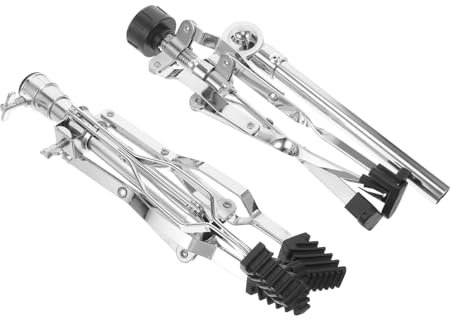 TOPPERFUN Höhenverstellbarer Doppelstrebiger Snare Drum Stand Für Jazz Militärtrommeln Stabiler Snare Drum Practice Rack Mit Doppelten Beinen Robustes Metallgestell Für Vielseitiges Üben Und