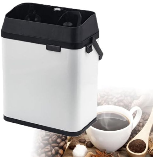 Macchina per la pulizia del portafiltro elettrico del caffè, pulitore automatico per portafiltro commerciale da 150 W con 2 raschietti e 1 spazzola, pulizia rapida in 3 secondi, per casa, bar