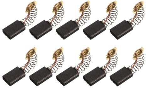 QUARKZMAN Escobillas de Carbón para Motor CB-303, 16x11x5mm 10pcs | Cepillos de Carbón para Herramienta Eléctrica, Reemplazo de Reparación de Angular Amoladora Mesa Sierra Taladro de Mano