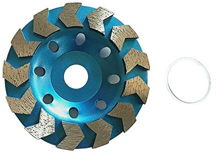Disco Desbaste Hormigon,Disco Diamante de Lijar Segmento de 125 mm de diamantes de pulir Hoja de hormigón disco de la rueda de corte de mármol Granito