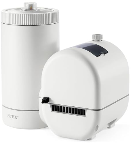 INTEX C2500 Krystal Clear Cartridge Filter Pump for Above Ground Pools: 2500 GPH Pump Flow Rate – Improved Circulation and Filtration – Easy Installation – Improved Water Clarity – Easy-to-Clean