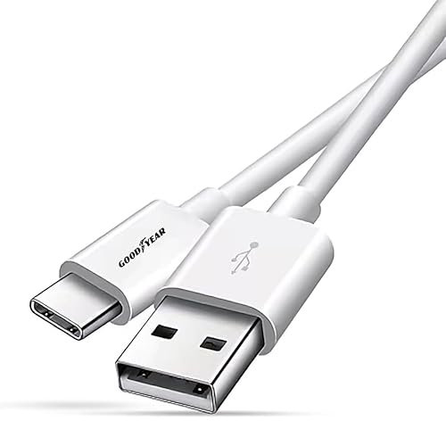 Goodyear 1 Cavo USB a USB-C 2.0, 100cm, per IPhone 15/15 Plus/15 Pro/15 Pro Max/16/16 Plus/16 Pro/16 Pro Max, AirPods Pro, IPad, MacBook, Ricarica e Sincronizzazione Dati