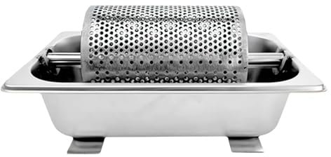 Cinturón de rodillo de mantequilla con soporte, cinturón de rodillo de mantequilla de acero inoxidable, dispensador de mantequilla derretida, accesorio giratorio extraíble para cocina, herramienta de