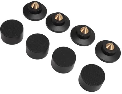 Vibrationsdämpfende Fußpolster aus Aluminiumlegierung für Lautsprecher, Verstärker, Plattenspieler – Lautsprecher-Vibrationsdämpfer-Standfußpolster, HiFi-Sound-Fokus, Anwendbar