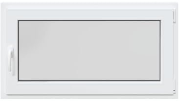 vidaXL Ventana de sótano RISOR 110x50 cm oscilobatiente DIN derecha, ventana de salida, ventana de tolva, ventana en el sótano, pozo de ventana