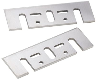 2 Stück 82 x 29 x 3 mm Elektrohobel Ersatzklingen Ersatz for 1900B Elektrowerkzeug Ersatzteil Klingen