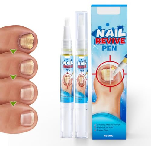 Nail Care Pen, Penna per la Cura delle Unghie, Correggente delle Unghie Infette da Fungo, Cura e Rinnovo Unghie, Per la Cura Quotidiana(2 Pezzi