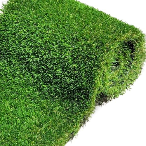 Césped artificial de 40 mm y 30 mm, natural y realista, suave, exuberante, de alta densidad, césped verde falso para jardín, área de juego, apto para mascotas, resistente a los rayos UV, césped de
