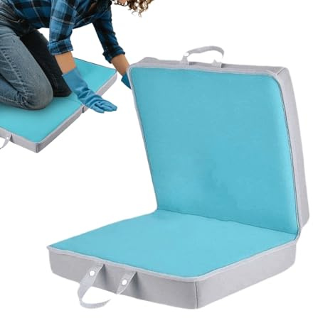 Pavsicgn Garten Kniepolster,Kniematte Mit Griffen - 60 x 34 x 5,5 cm rutschfeste Knieauflage für Reinigung Bodenarbeiten Yoga Badezimmer Baden