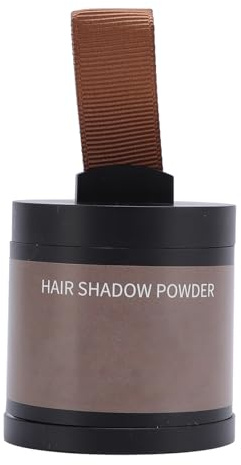 Polvere per attaccatura dei capelli, resistente all'acqua, a lunga durata, nasconde istantaneamente la radice dei capelli, riempimento rapido, polvere colorante per ritocchi, 10 g (Marrone)