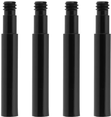 SG Store Lot de 4 Rallonges de Valve Presta 40 Mm en Alliage D'aluminium pour Vélos de Route Et VTT Remplacement de Valve Noir