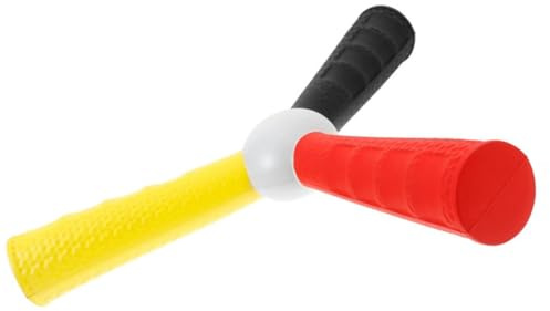 Cnrfeoap Entraîneur de réaction de coordination œil-main, bâton de lancer, outil d'entraînement à réaction rapide, outil d'entraînement à réaction rapide, outil d'entraînement de batte