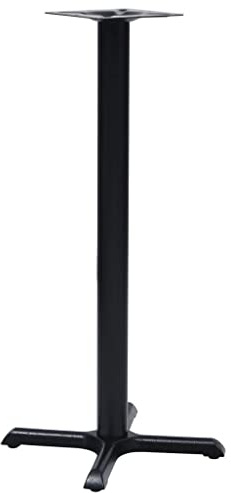 Qnhdfrt Black Cast Iron Bistro Table Base, 56x56x107 cm