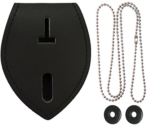 Tränenförmiger Polizei-Ausweishalter mit Gürtelclip – optional um den Hals zu verwenden