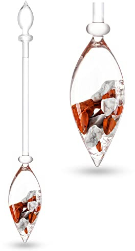 VitaJuwel Gemstone Vial Fitness with Red Jasper, Magnesite & Clear Quartz - Willpower, Strength & Momentum