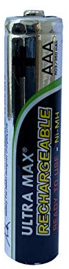 Lot de 5 x Piles Solaires Rechargeables LR03/AAA Ni-MH 350mAh pour Lampes Solaires