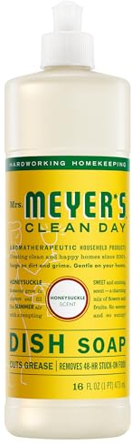 Mrs. Meyer's Clean Day Dish Soap, Honeysuckle, 16 fl oz