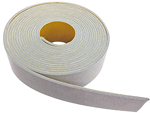 Easy-Shadow - 1 Meter Original Velux Schaumdichtung Breite 54 mm für Lüftungsklappe / Daueröffnungsklappe von Holz-Dachfenster - Hochwertige Schaumstoffdichtung Lüftungsschaumstoff 54mm Breite selbstklebend für Holzfenster Fenster Dichtung Dachfensterdichtung Meterware