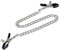 EIS Nippelklemmen mit Verbindungskette | BDSM Bondage und Rollenspiele | Einstellbar | Sex-Spielzeug für Frauen und Männer