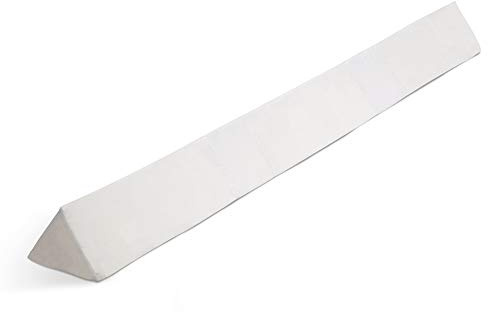 Delta Children Extra Long Foam Bedrail Bumper - Guardrail for Toddlers & Kids with Water-Resistant, Non-Slip & Machine Washable Cover - 1pk, White