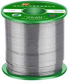 Filo di stagno di protezione ambientale di filo di stagno per saldatura tipo colofonia senza piombo (0,6 mm, 500 G)
